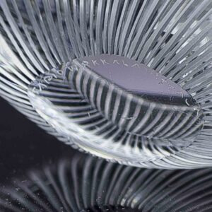 Tapio Wirkkala - Scandinavian Modern crystal Art-object / bowl, model 3348 - Iittala, Finland ca 1953