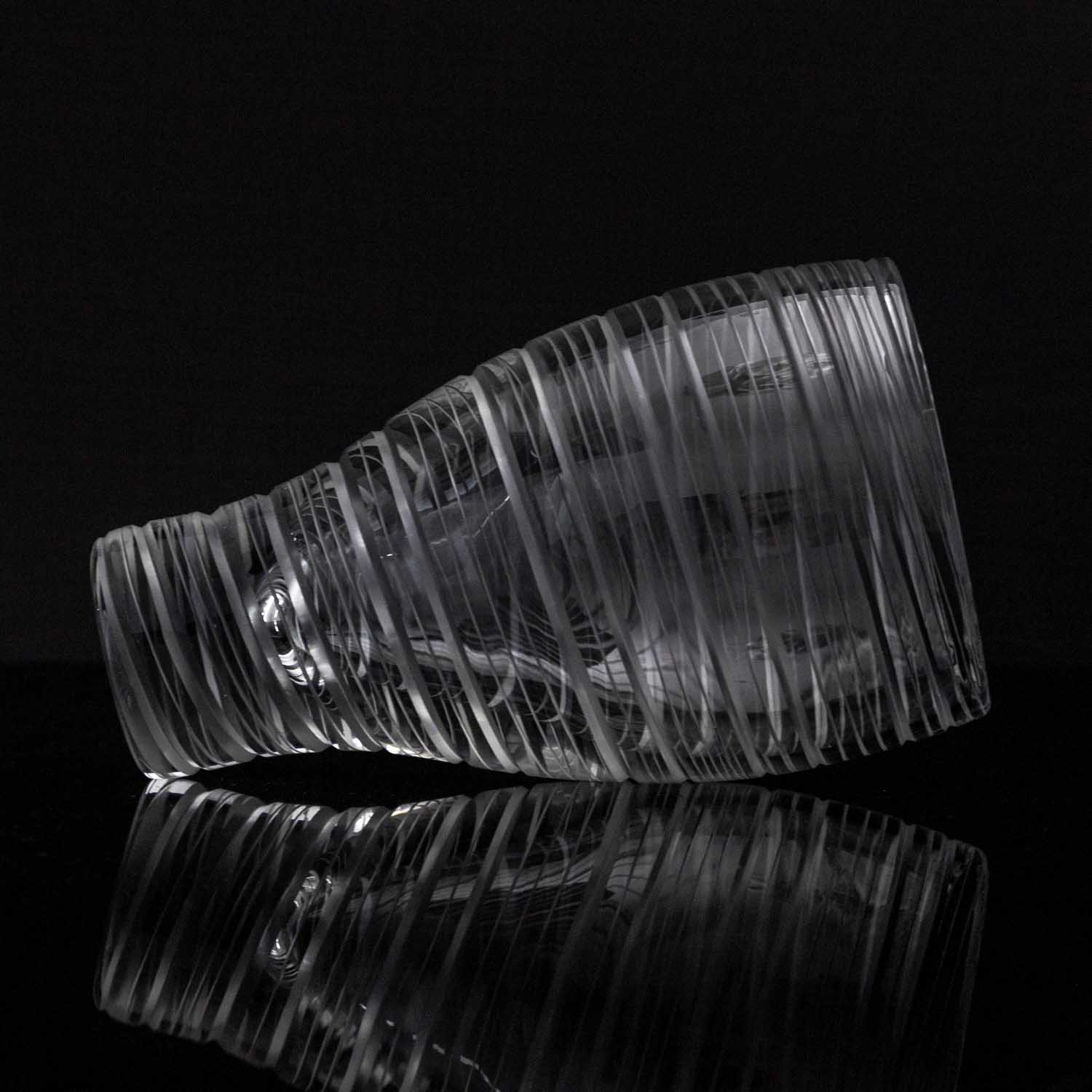 Tapio Wirkkala - A Scandinavian Modern crystal Art-object model 3216 - Iittala Finland ca 1947