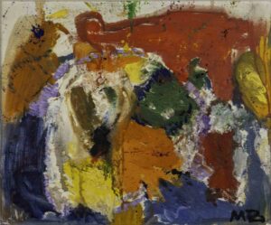 Mogens Balle – Abstract Composition 1979 – oil on canvas, professionally framed