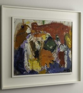 Mogens Balle – Abstract Composition 1979 – oil on canvas, professionally framed