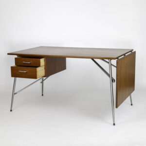 Børge Mogensen - Teak wood "dropleaf" desk - Søborg Møbler, Denmark circa 1955