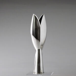 Tapio Wirkkala - A Sterling silver "Tulip" vase, model TW 2, Handmade to Order - Kultakeskus, Finland 1957