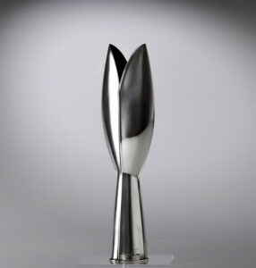 Tapio Wirkkala - A Sterling silver "Tulip" vase, model TW 2, Handmade to Order - Kultakeskus, Finland 1957