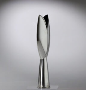 Tapio Wirkkala - A Sterling silver "Tulip" vase, model TW 2, Handmade to Order - Kultakeskus, Finland 1957