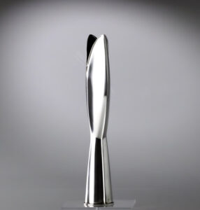 Tapio Wirkkala - A Sterling silver "Tulip" vase, model TW 2, Handmade to Order - Kultakeskus, Finland 1957