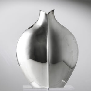 Tapio Wirkkala - A Sterling silver vase, model TW42, Handmade to Order - Kultakeskus, Finland 1957