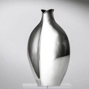 Tapio Wirkkala - A Sterling silver vase, model TW42, Handmade to Order - Kultakeskus, Finland 1957