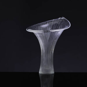 Tapio Wirkkala - Crystal Art-object "Kantarelli" (Chantarel), model 3280 - Iittala, Finland ca 1955