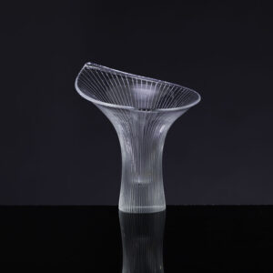 Tapio Wirkkala - Crystal Art-object "Kantarelli" (Chantarel), model 3280 (small) - Iittala, Finland ca 1955