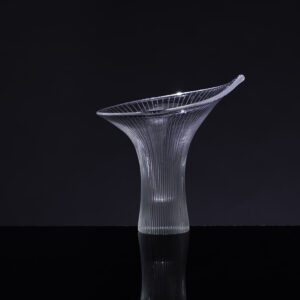 Tapio Wirkkala - Crystal Art-object "Kantarelli" (Chantarel), model 3280 (small) - Iittala, Finland ca 1955