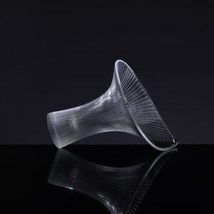 Tapio Wirkkala - Crystal Art-object "Kantarelli" (Chantarel), model 3280 (small) - Iittala, Finland ca 1955