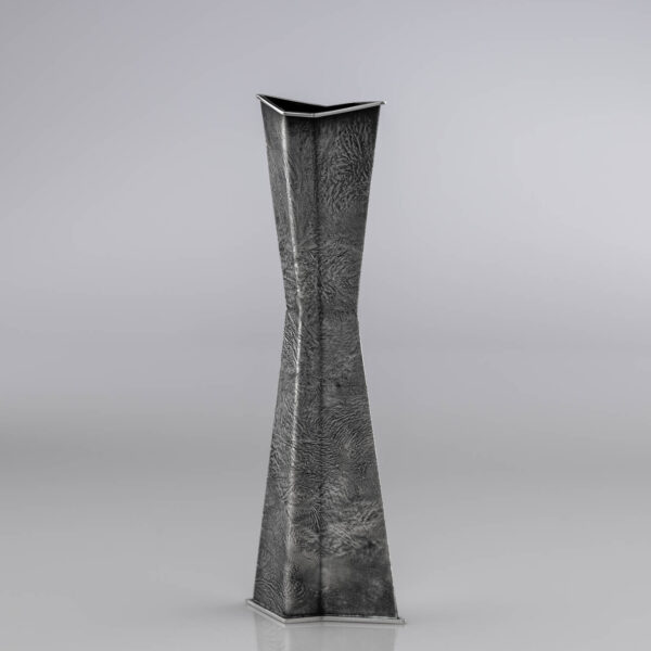 Tapio Wirkkala - Silver vase, model TW226, Samodorok technique - Kultakeskus, Finland 1963